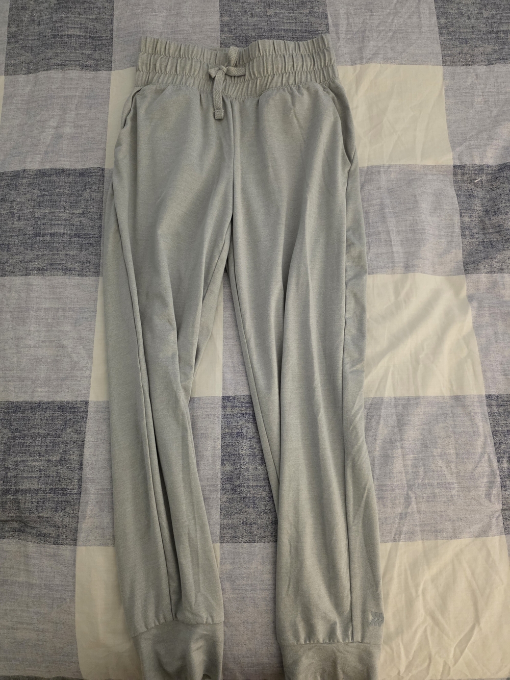 All in Motion Girls Steel Gray Wide-Waistband Lounge Pants Sz M (8) NWOT